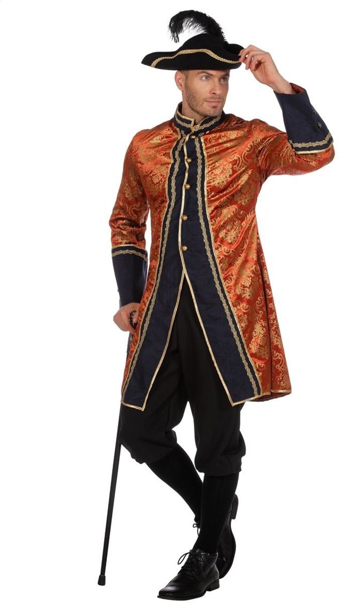 Middeleeuwen & Renaissance Kostuum | Baron Bernard Baroque Man | Maat 48 | Carnaval kostuum | Verkleedkleding